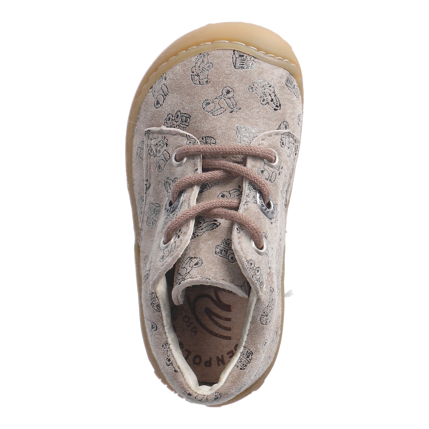 Ricosta Kids Boots | Dots Lace Up | Grey Cars