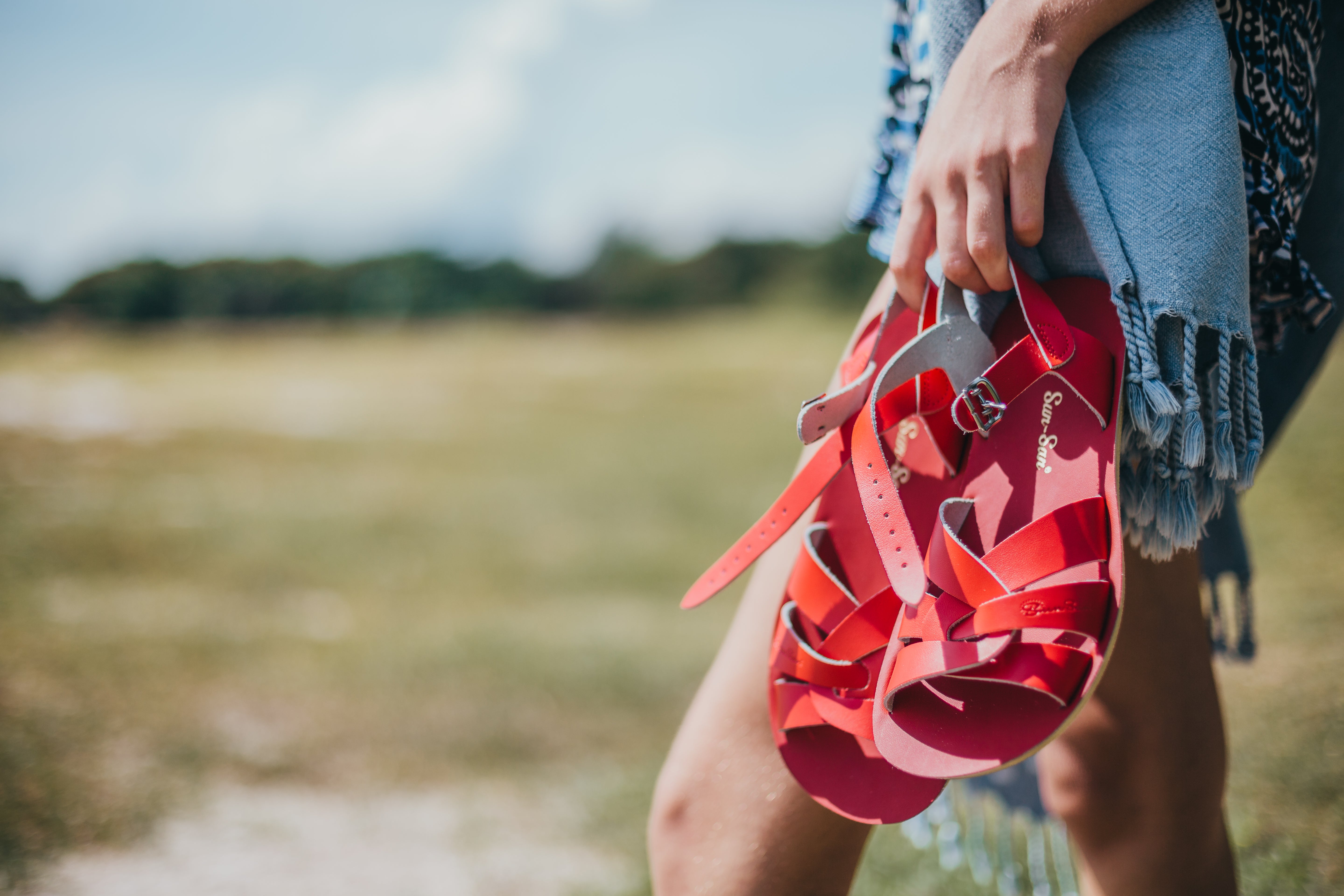 Salt-Water Swimmer | Women's Sandals | Red