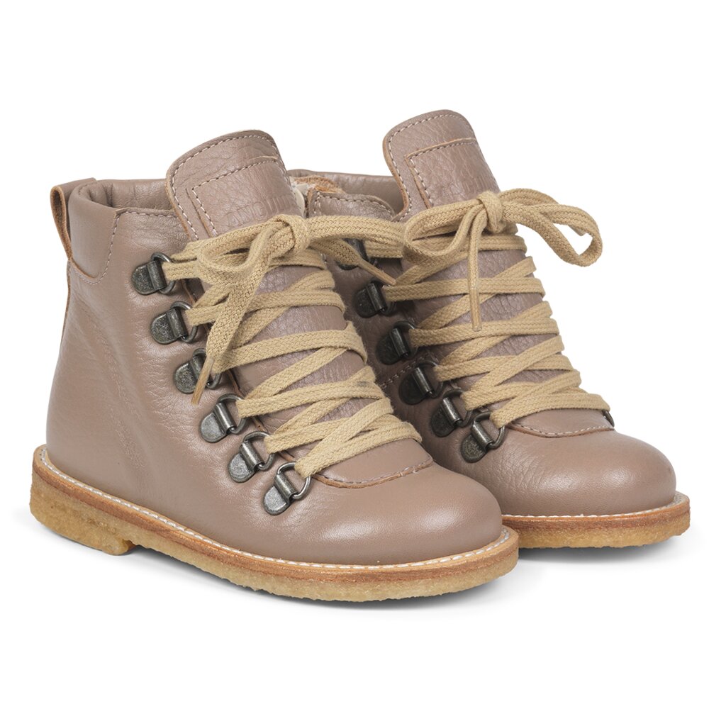 Angulus Kids | Basic Lace Boot with Zipper | Rosa