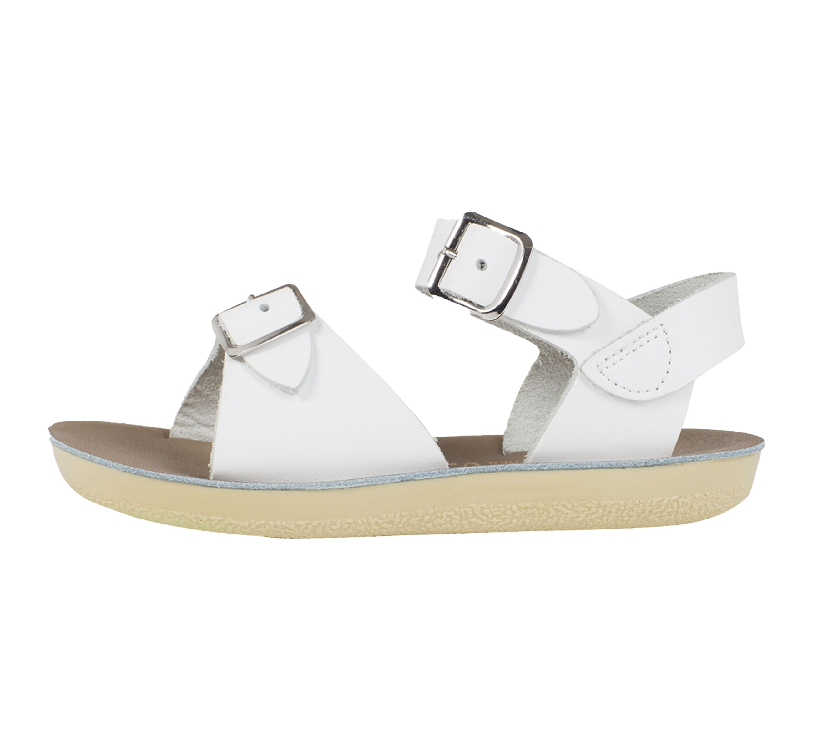 Salt-Water Kids Sandals | Surfer Sun San | White