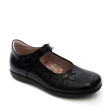 Petasil School Shoes | Bonnie | Black Patent