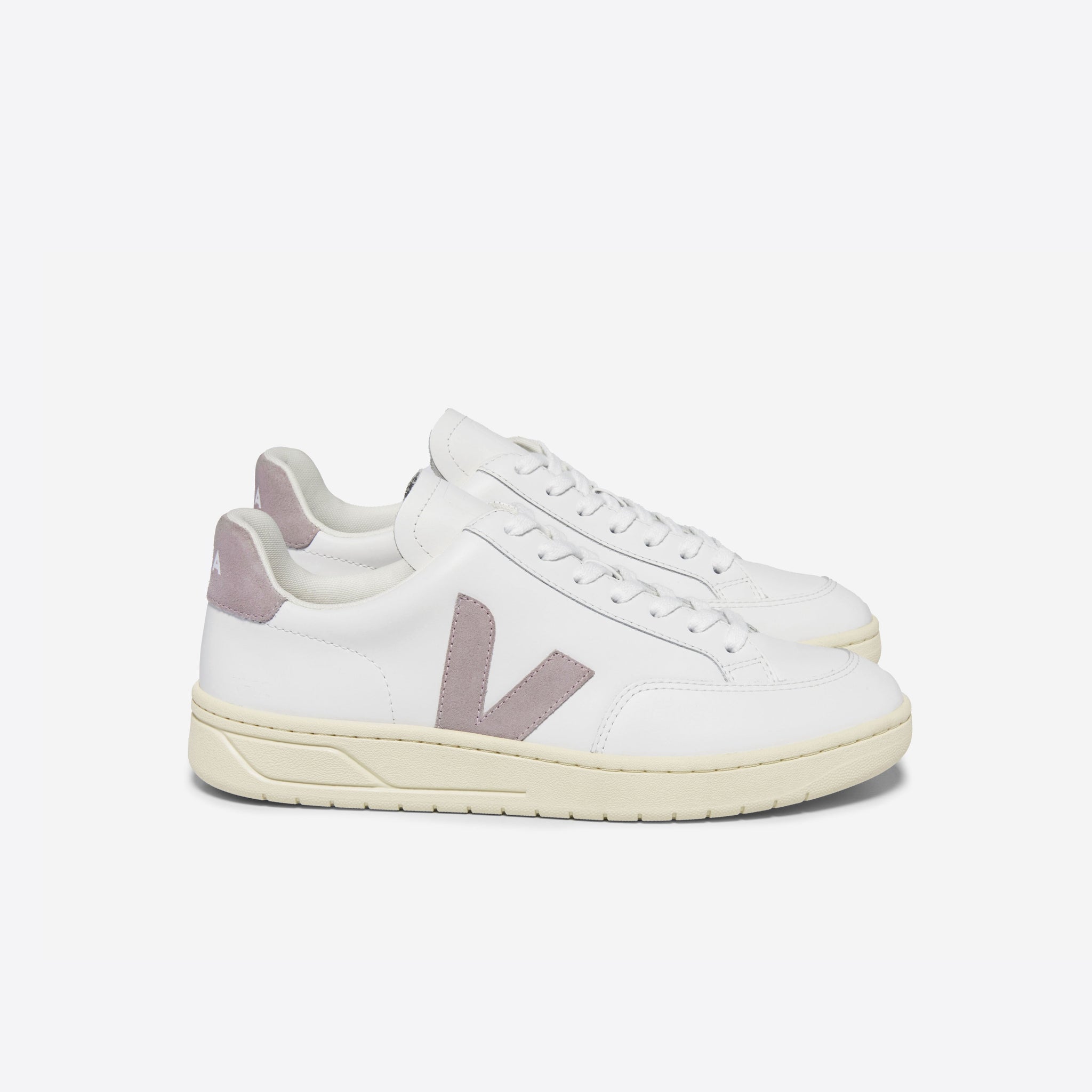 Veja Women’s Trainers | V-12 Leather | Extra-White_Babe
