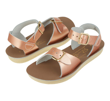 Salt-Water Kids Sandals | Surfer Sun San | Rose Gold