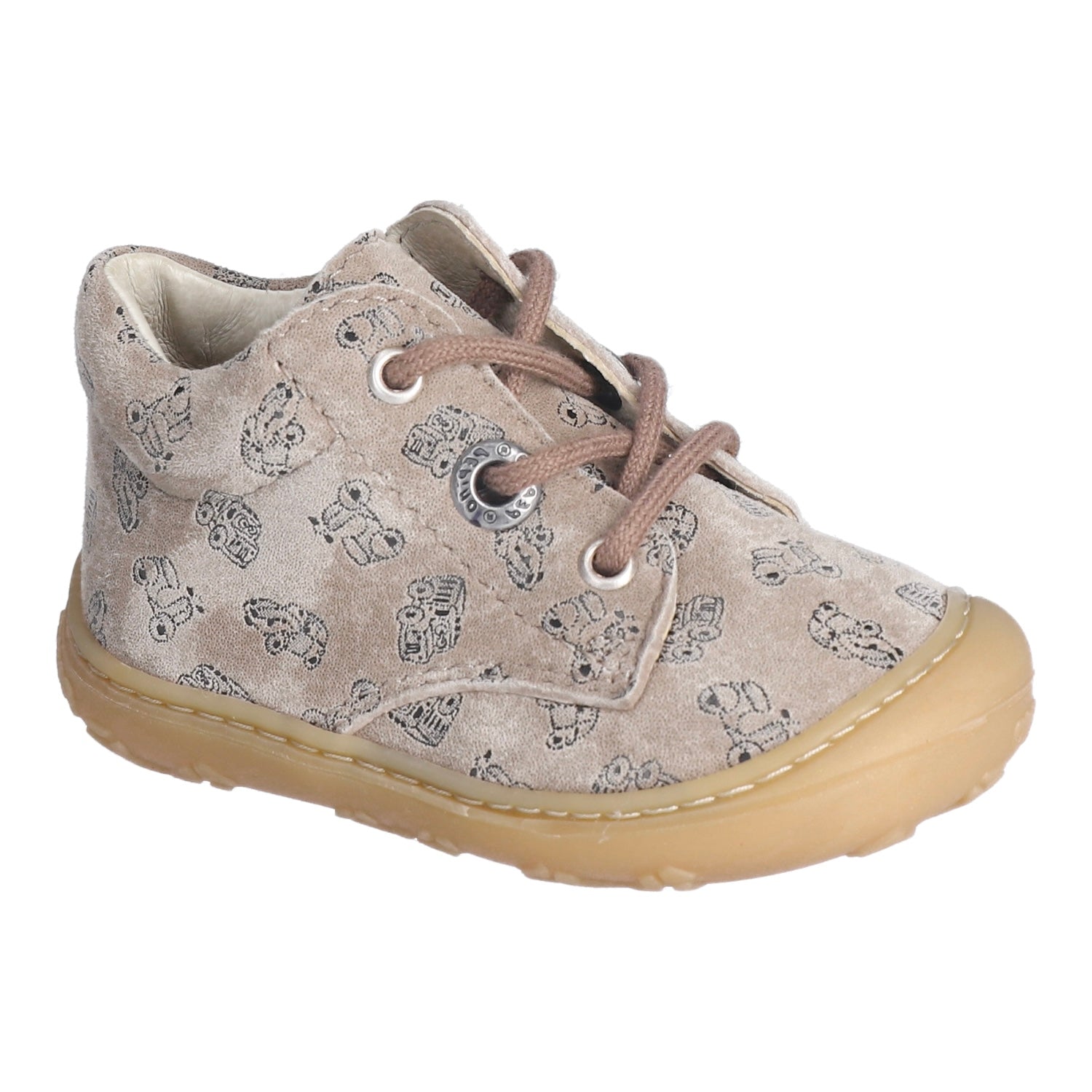 Ricosta Kids Boots | Dots Lace Up | Grey Cars