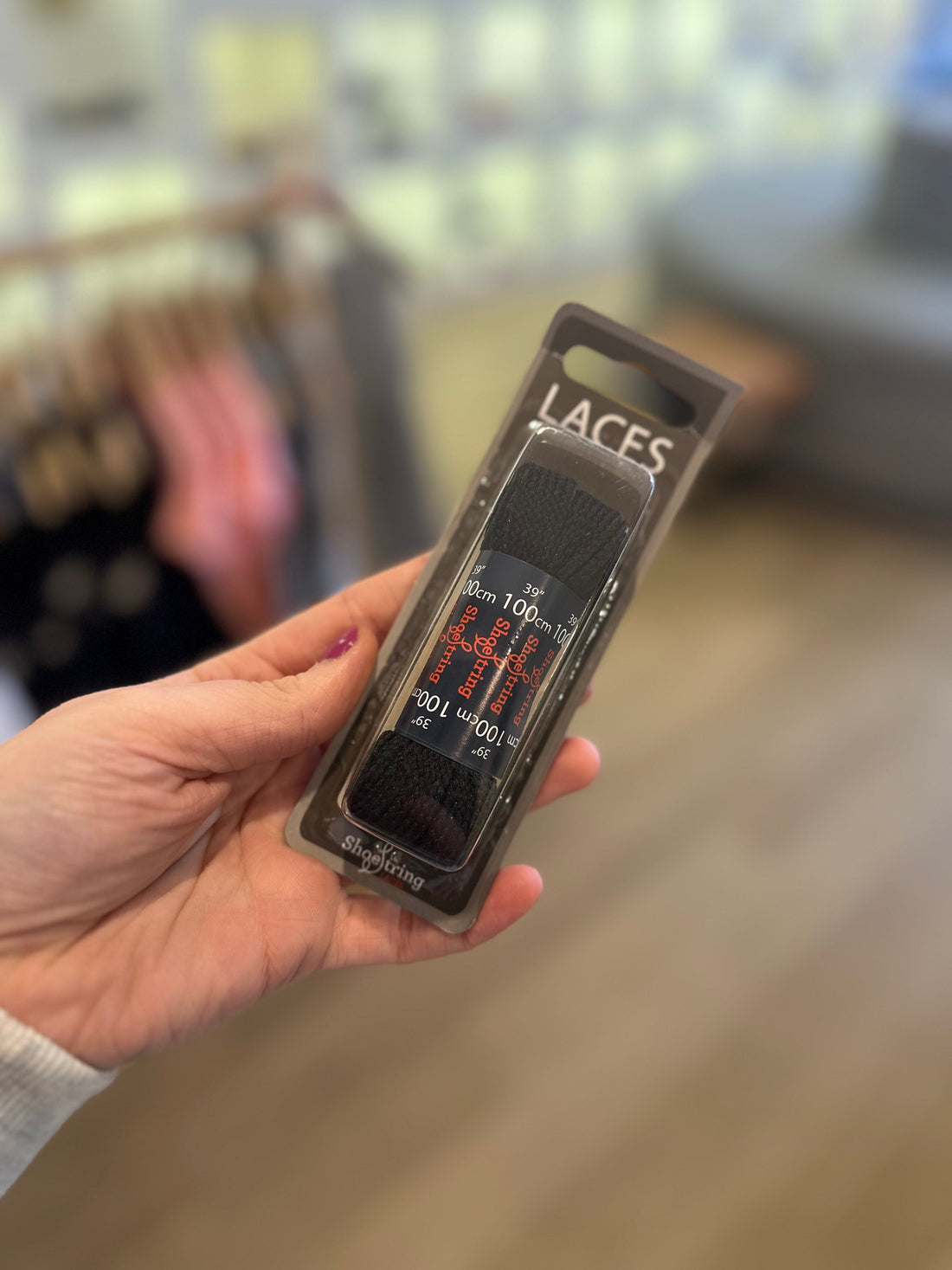 Shoestring Laces | Black Flat | 100cm