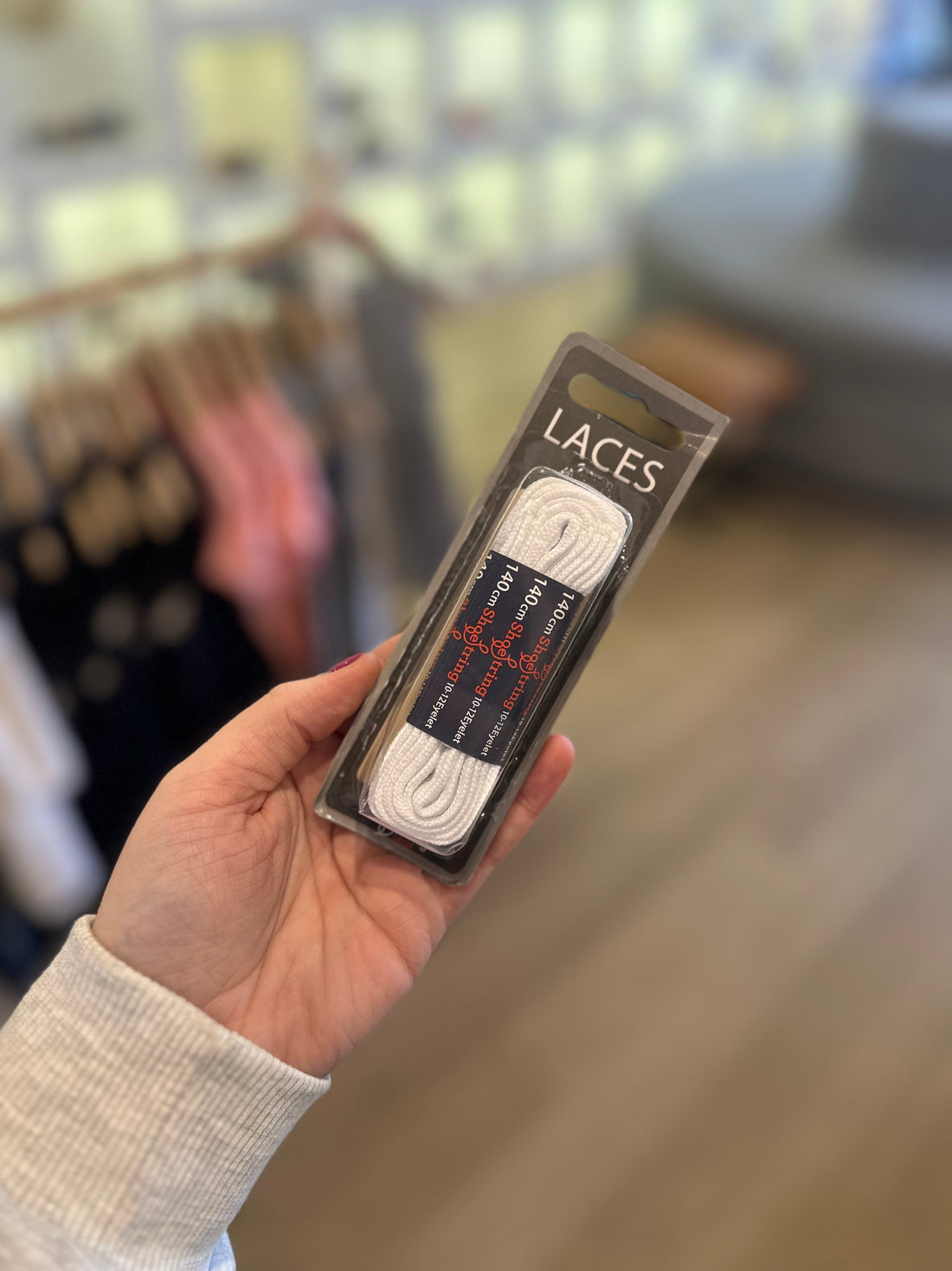 Shoestring Laces | White Flat | 9mm 140cm