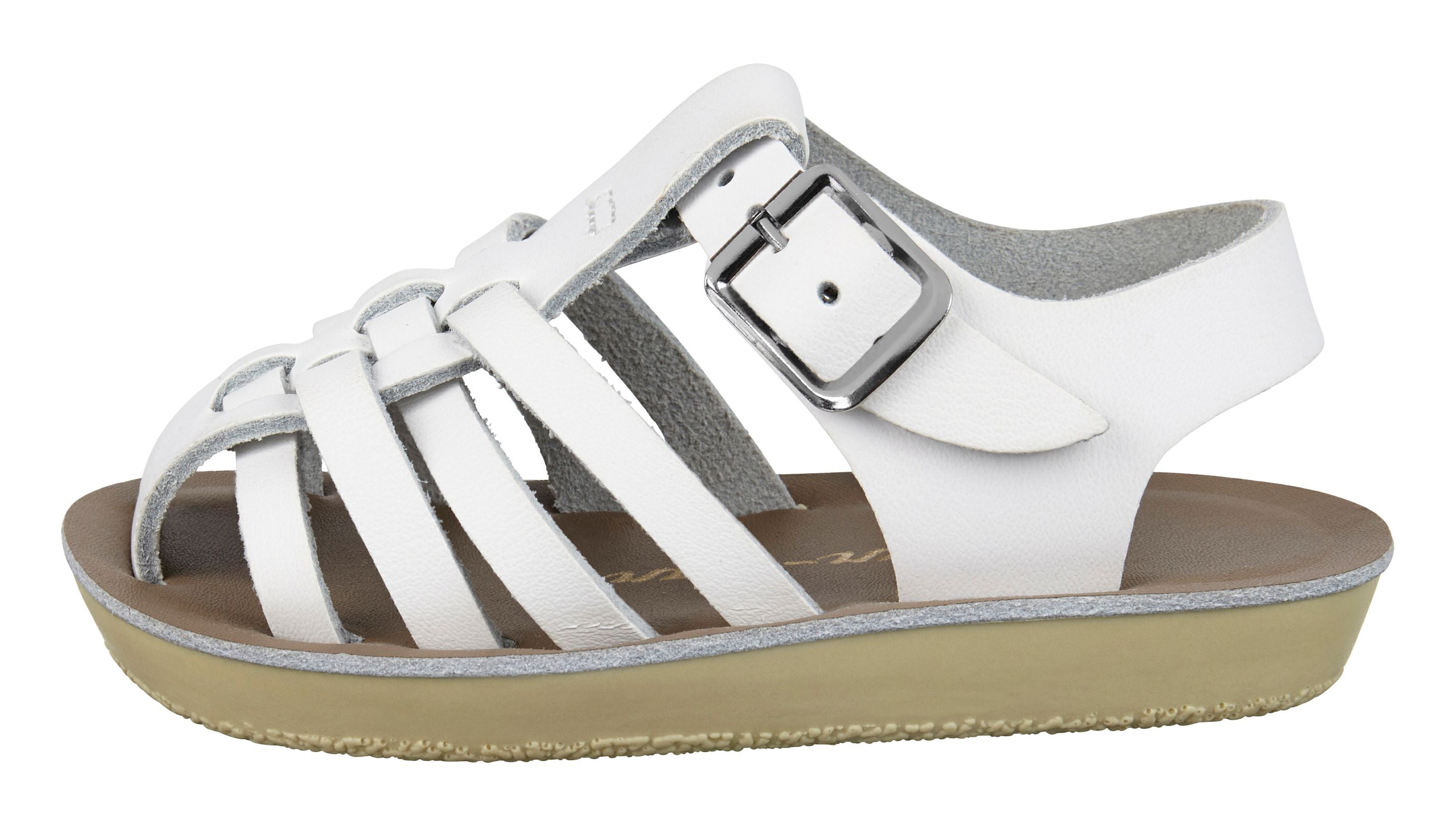 Salt-Water Kids Sandals | Sailor Sun San | White