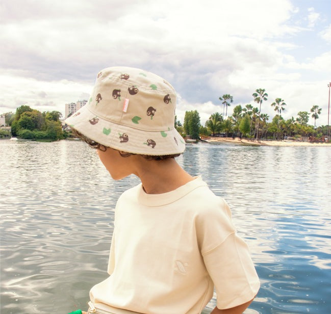 Rockahula Kids Bucket Hat | Reversible | Sleepy Sloth