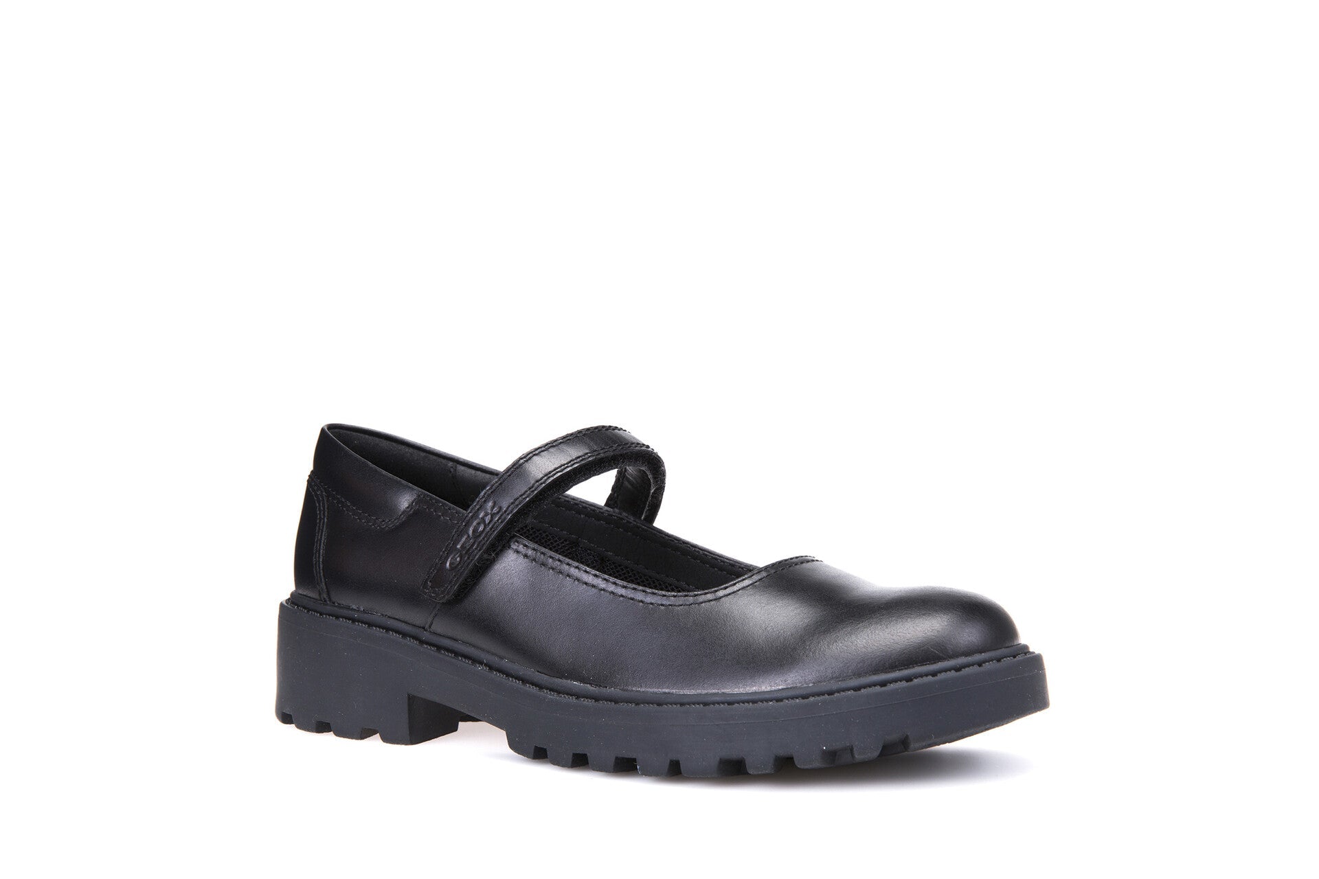 Geox School Shoes | Casey Mary-Jane | Black Leather