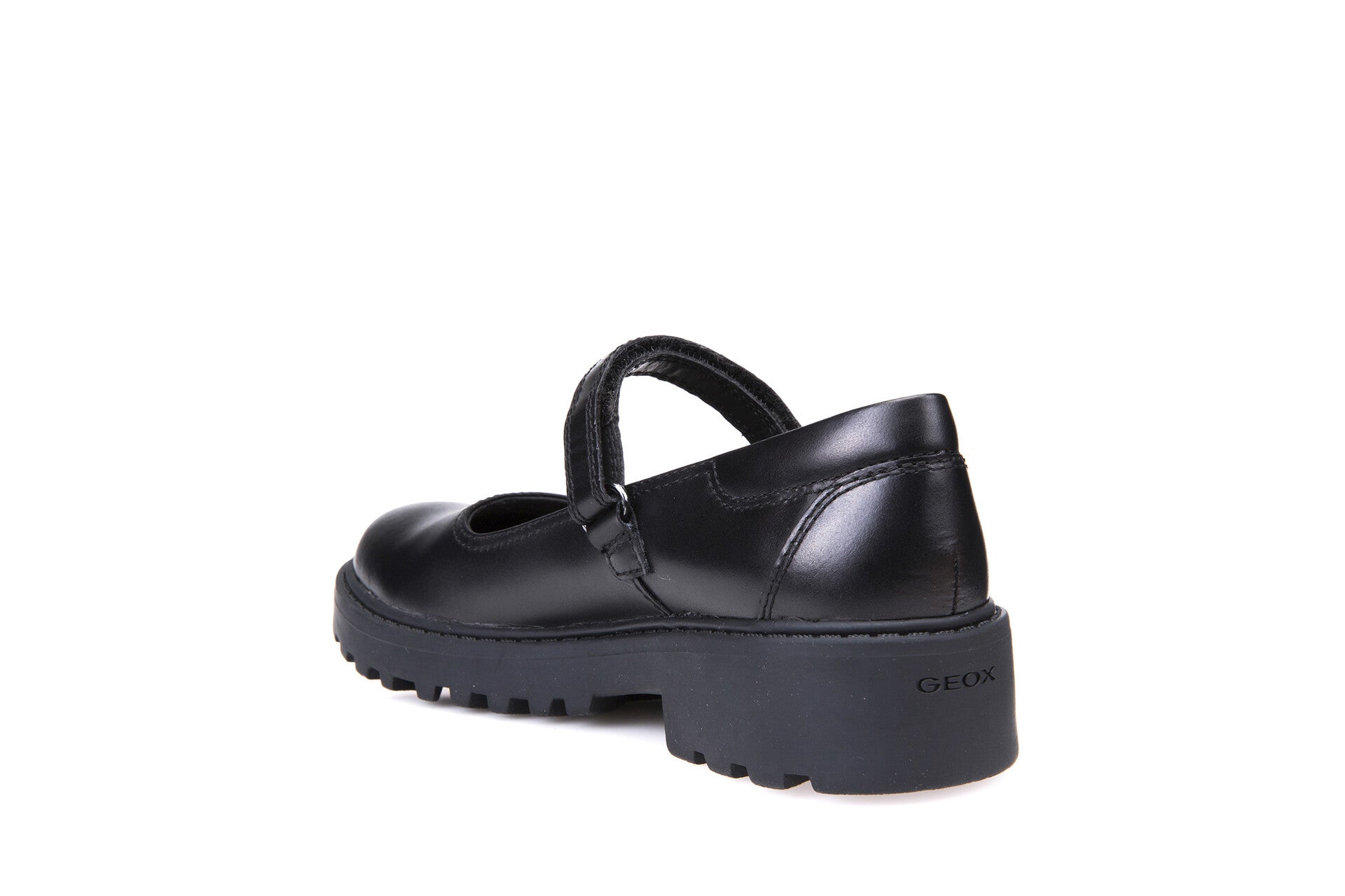 Geox School Shoes | Casey Mary-Jane | Black Leather