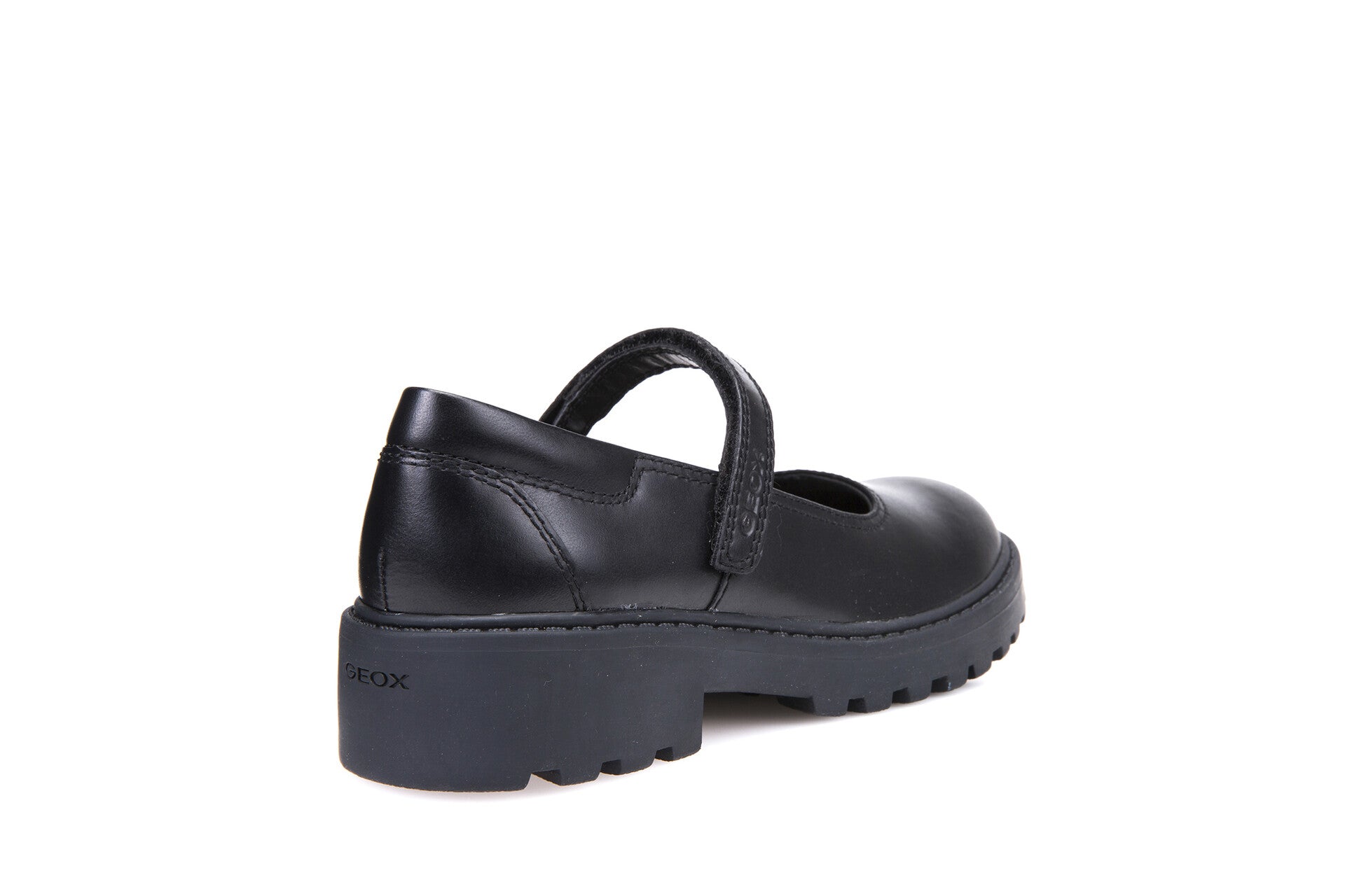 Geox School Shoes | Casey Mary-Jane | Black Leather