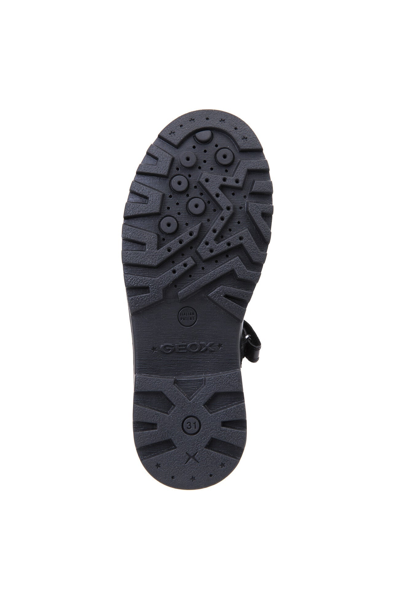 Geox School Shoes | Casey Mary-Jane | Black Leather