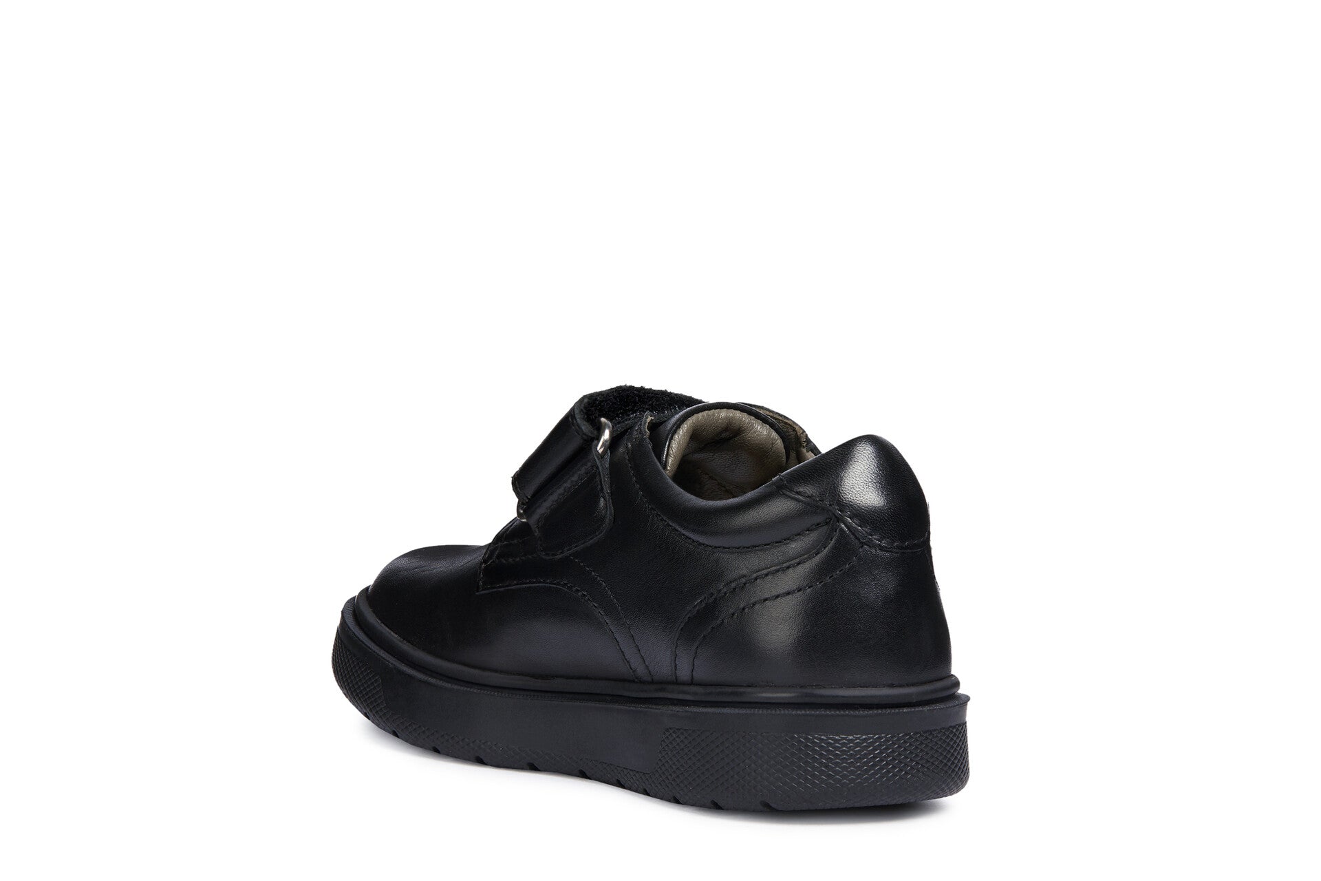 Geox School Shoes | Riddock Velcro | Black Leather