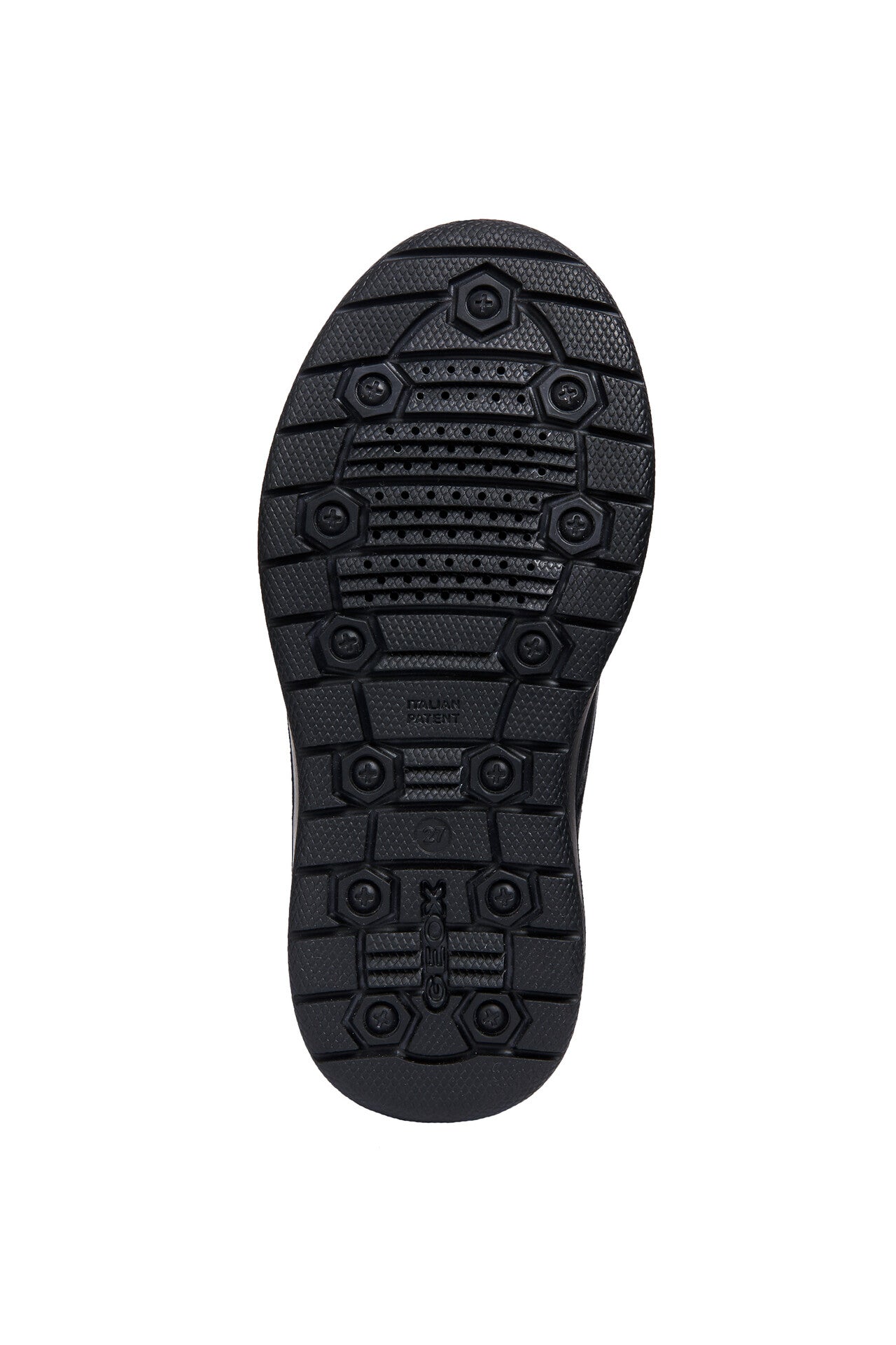 Geox School Shoes | Riddock Velcro | Black Leather