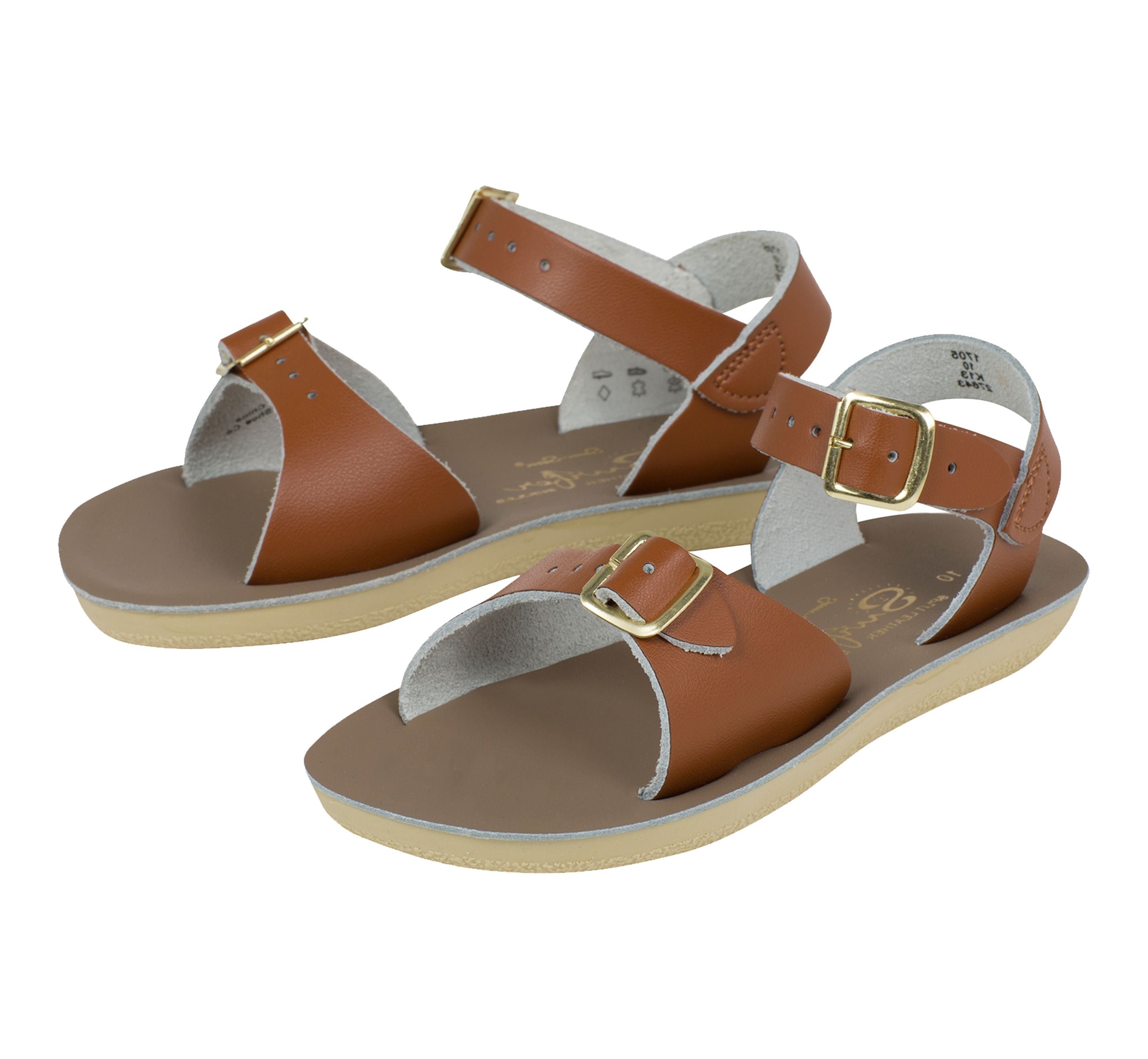 Salt-Water Kids Sandals | Surfer Sun San | Tan
