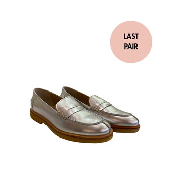 Angulus Women | Classic Loafers | Silver