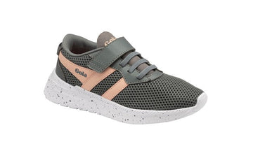Gola Kids Trainers | Scorpion QF | Grey & Blossom