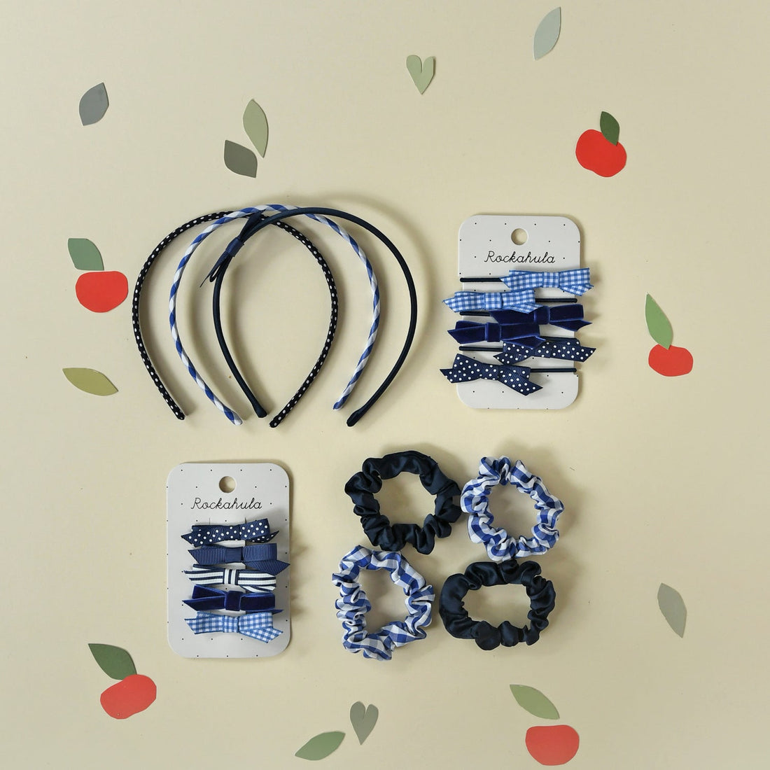 Rockahula Kids Scrunchies | School Blue Set