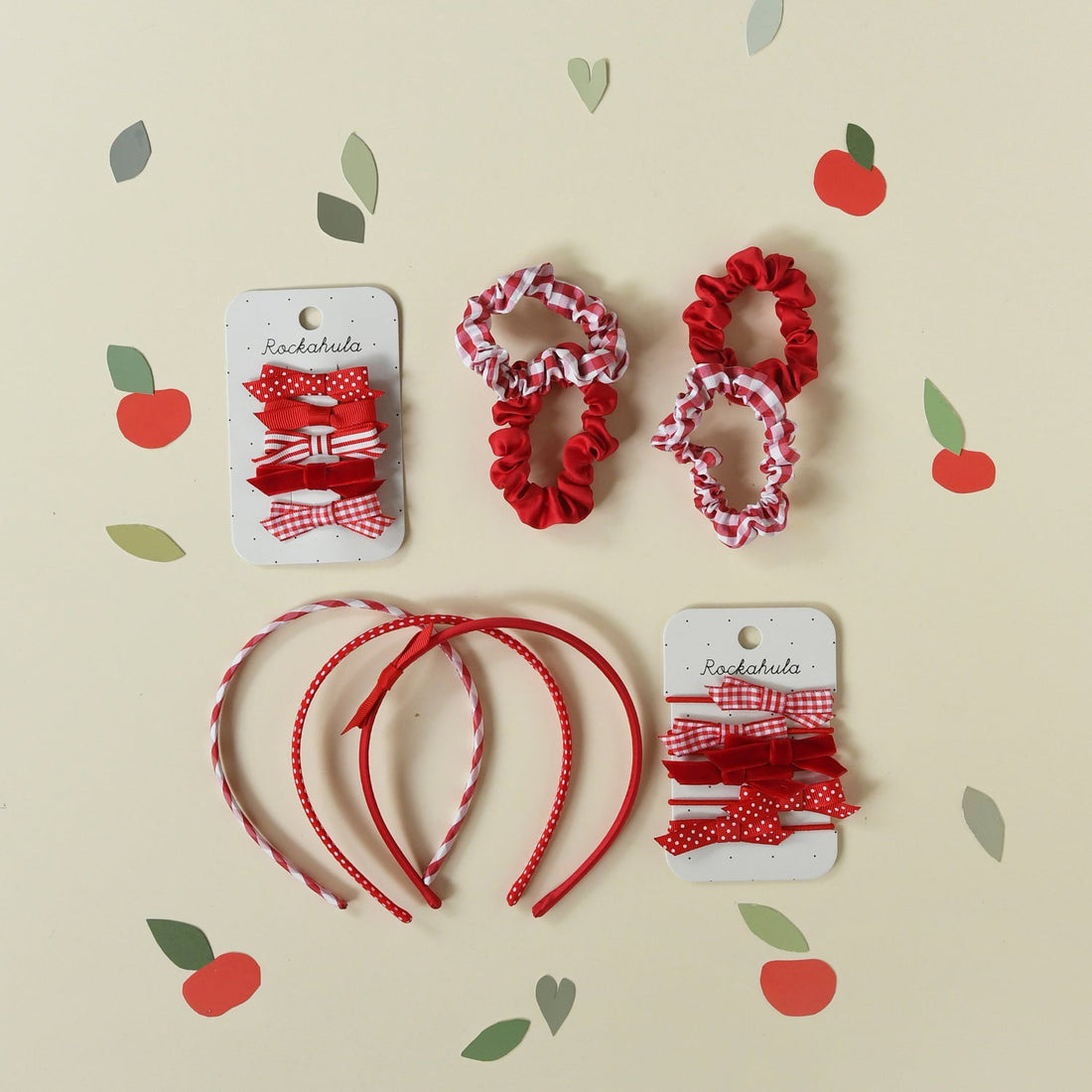 Rockahula Kids Scrunchies | School Red Set