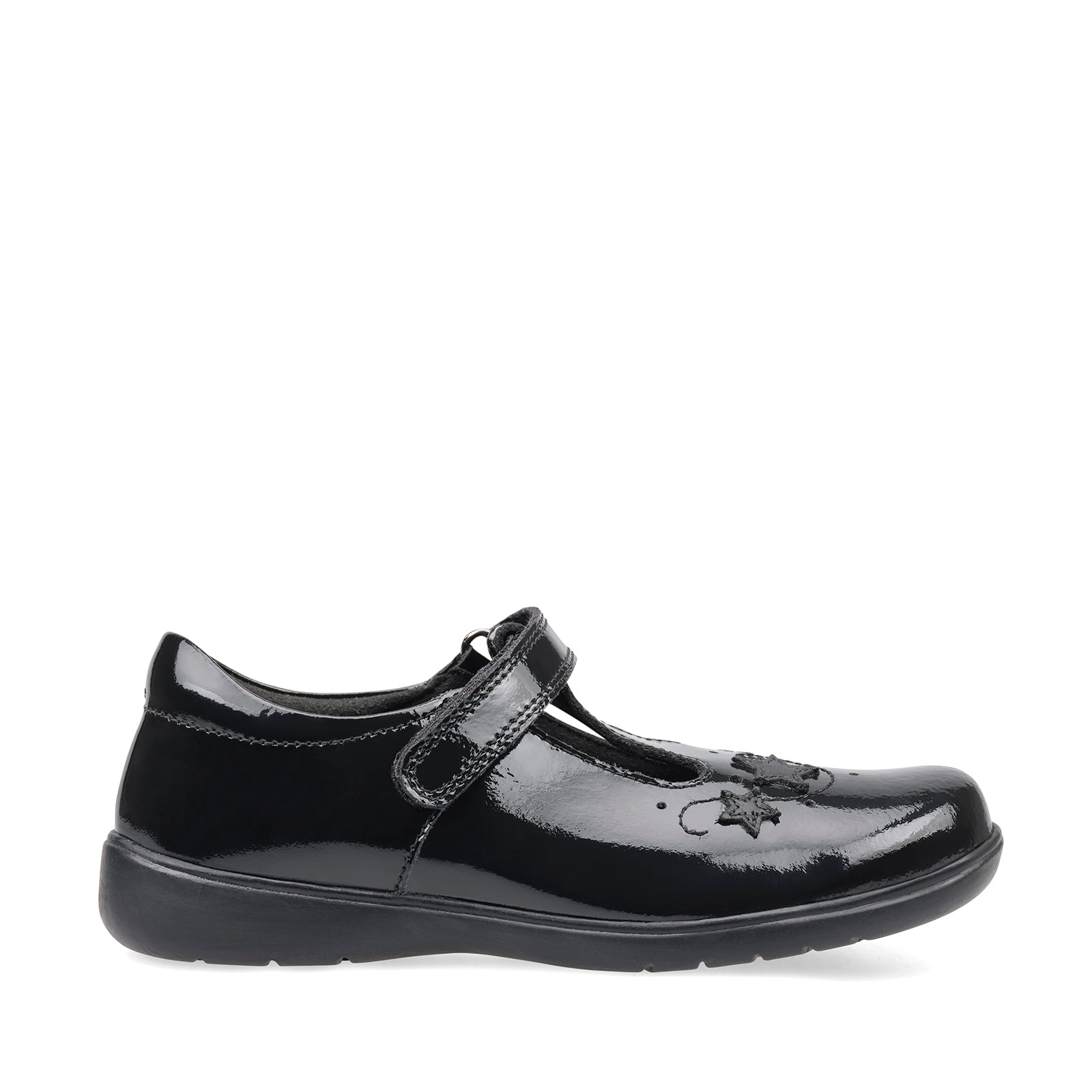 Start-Rite School Shoes | T-Bar | Star Jump | Black Patent