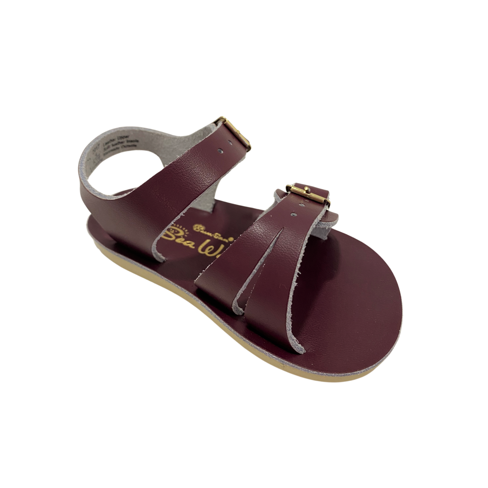 Salt-Water Kids Sandals | Sea Wee Sun San | Claret Red