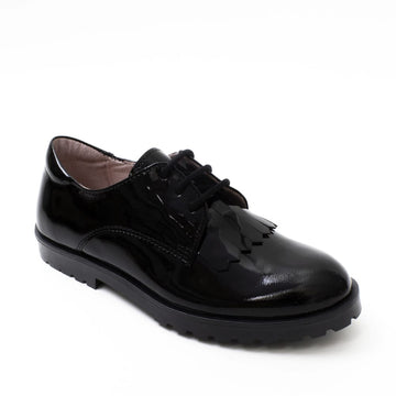 Petasil School Shoes | Tracey | Black Patent