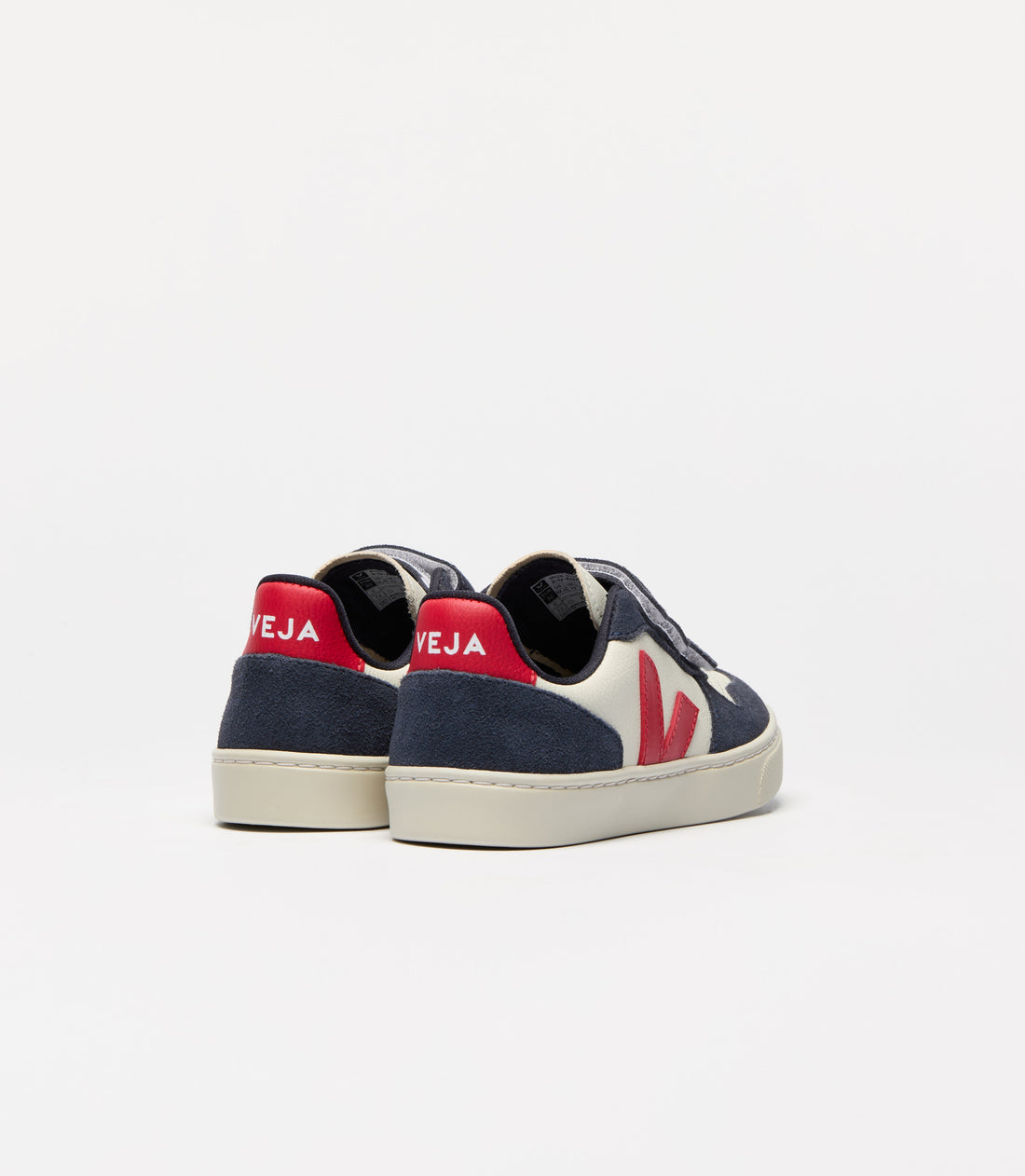 Veja Kids Trainers | V-10 Velcro | Pure Pekin Nautico