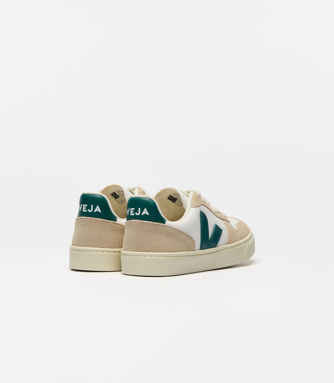 Veja Kids Trainers | V-10 Lace | Brittany Almond