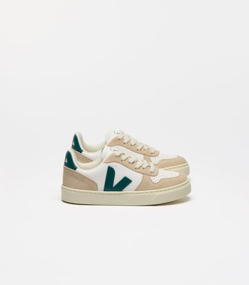 Veja Kids Trainers | V-10 Lace | Brittany Almond