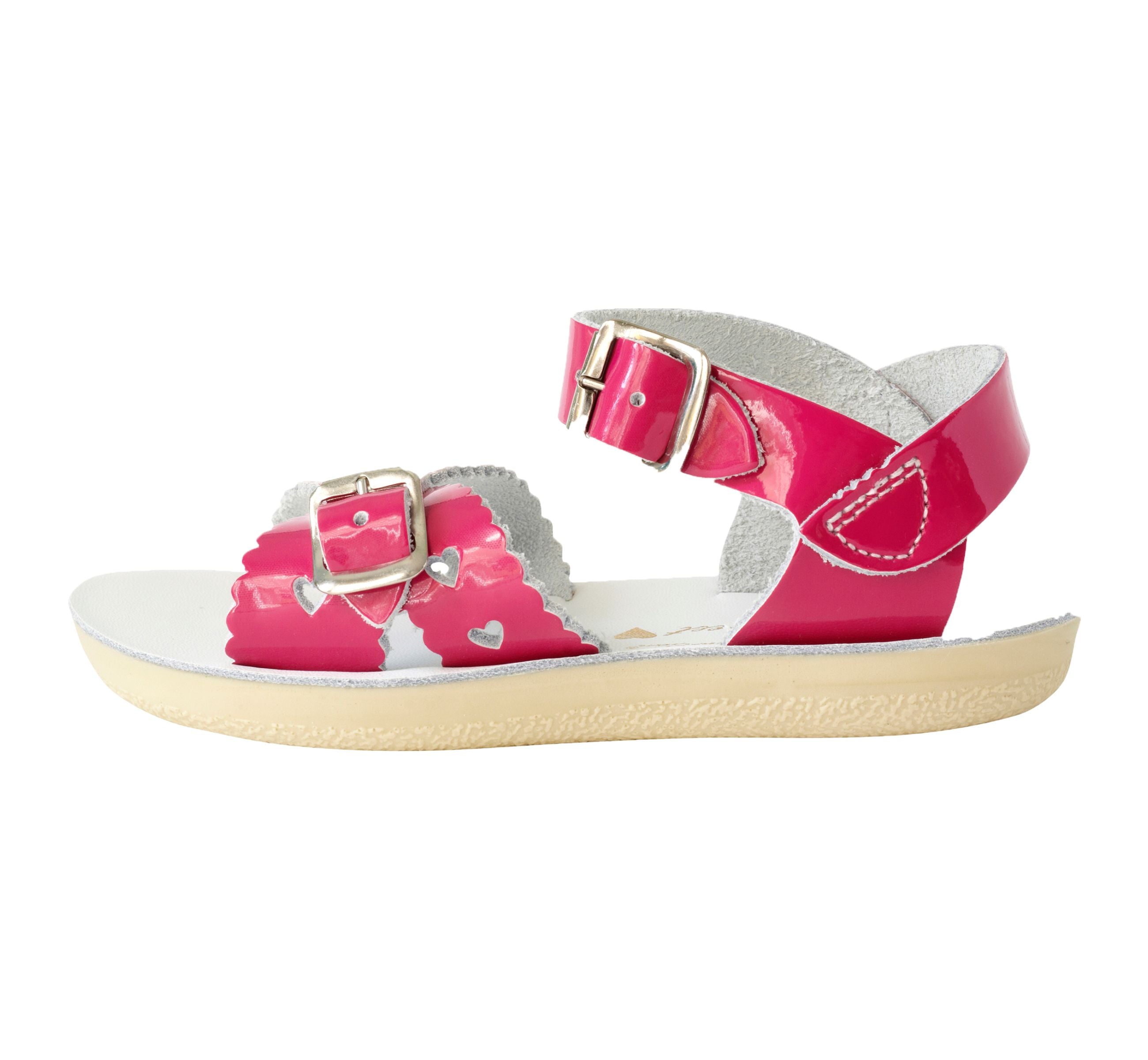Salt-Water Kids Sandals | Sweetheart Sun San | Fuchsia