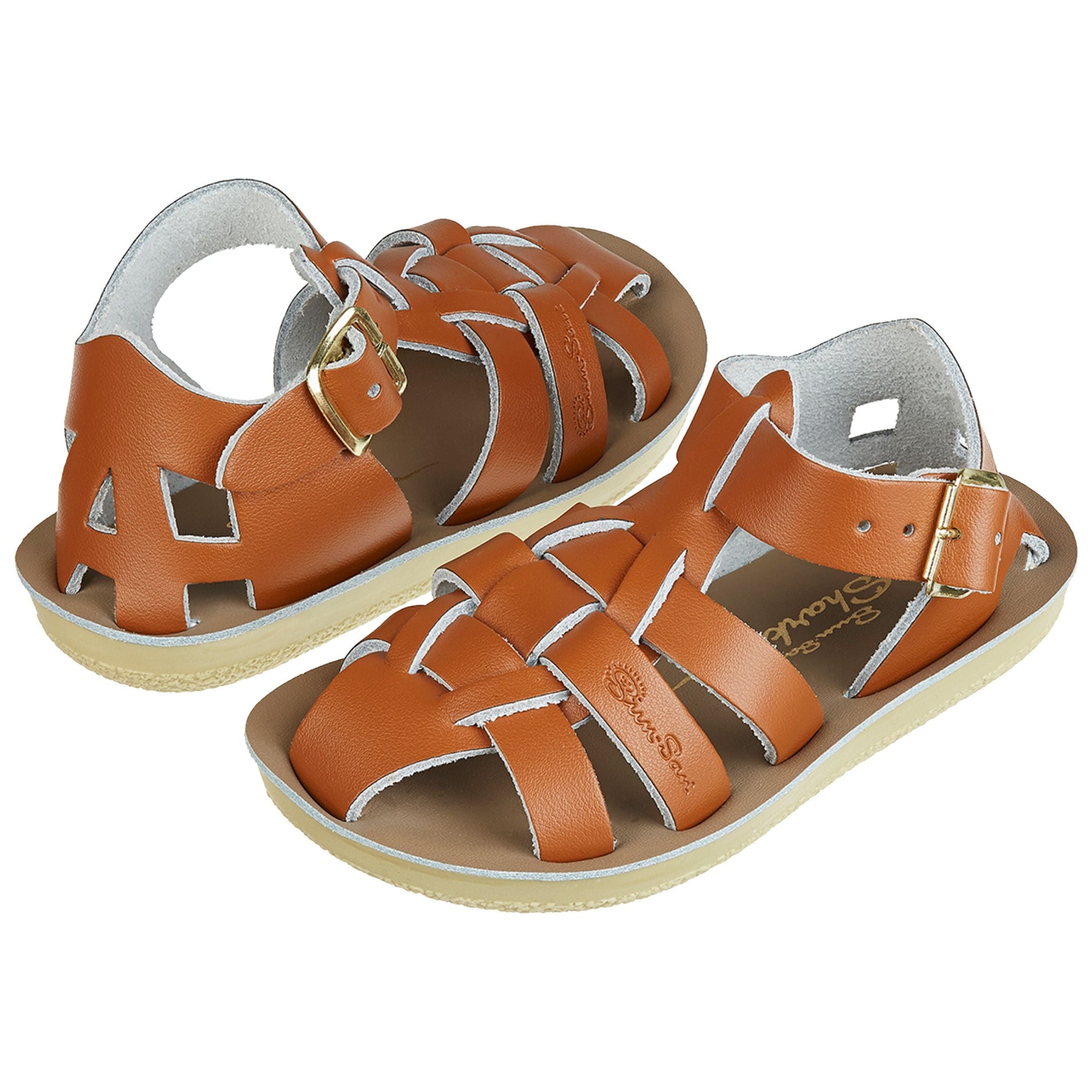 Salt-Water Kids Sandals | Fisherman Sun San | Tan