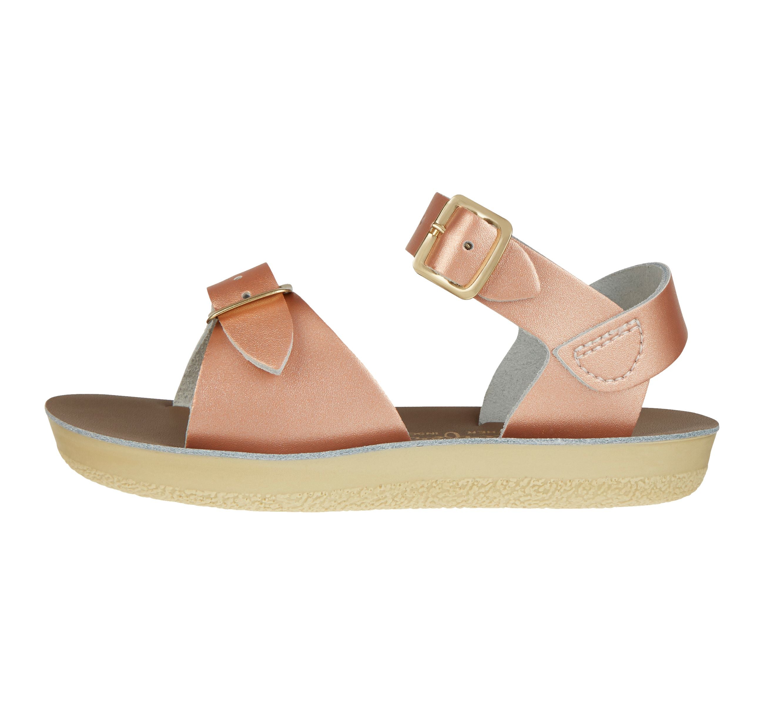 Salt-Water Kids Sandals | Surfer Sun San | Rose Gold