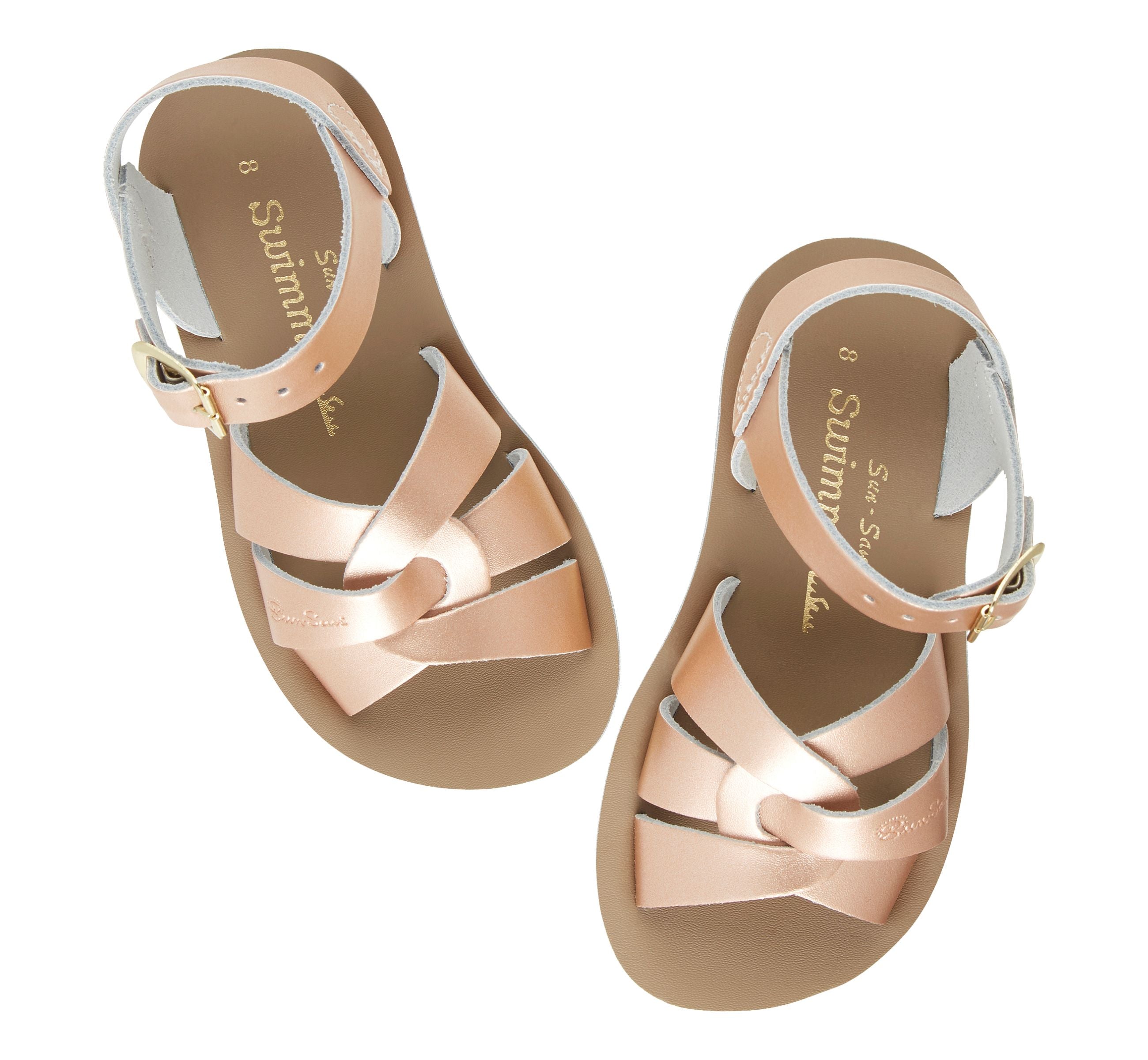 Salt-Water Kids Sandals | Swimmer Sun San | Rose Gold