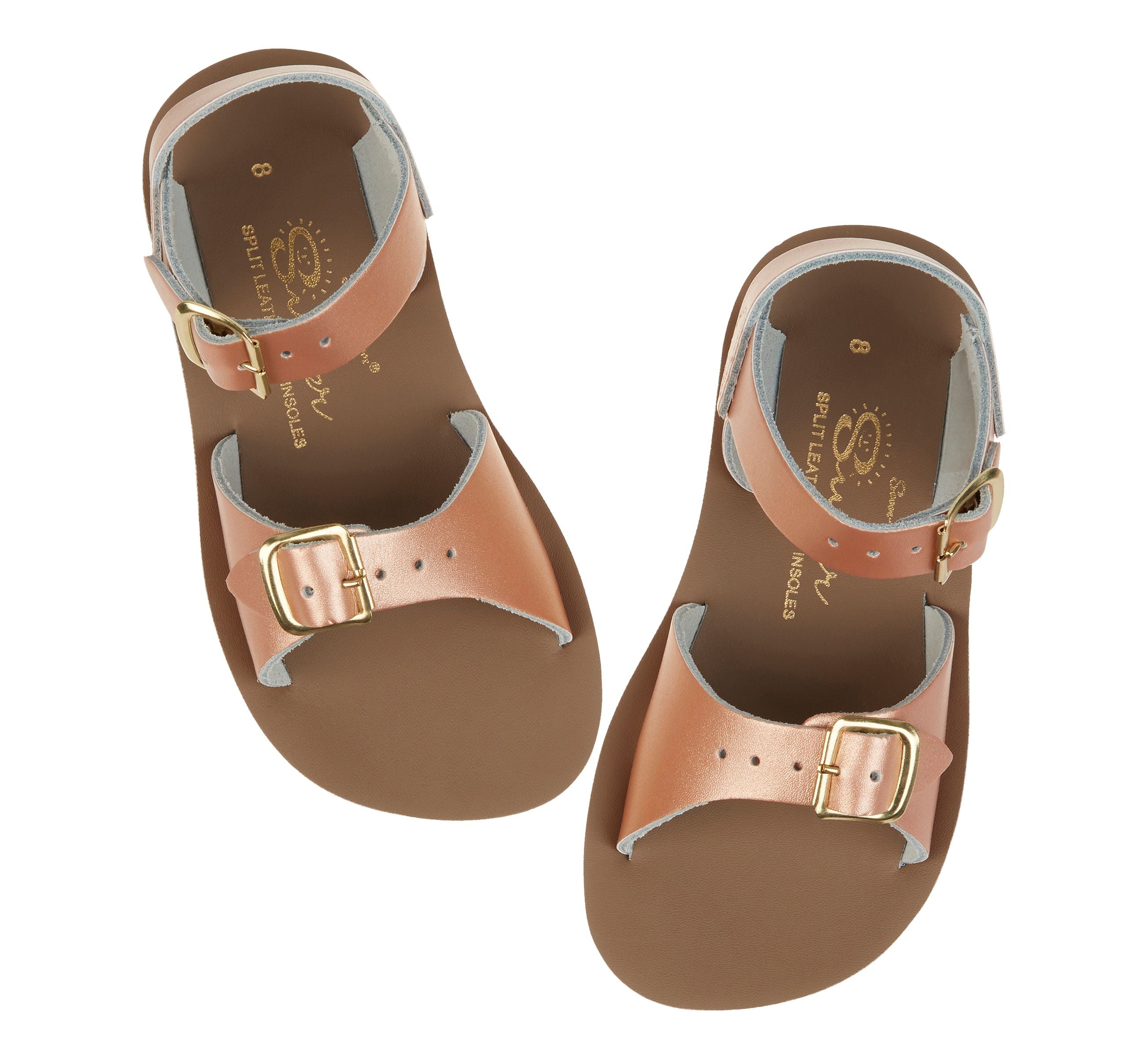 Salt-Water Kids Sandals | Surfer Sun San | Rose Gold