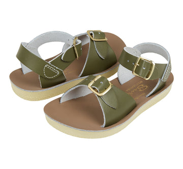 Salt-Water Kids Sandals | Surfer Sun San | Olive