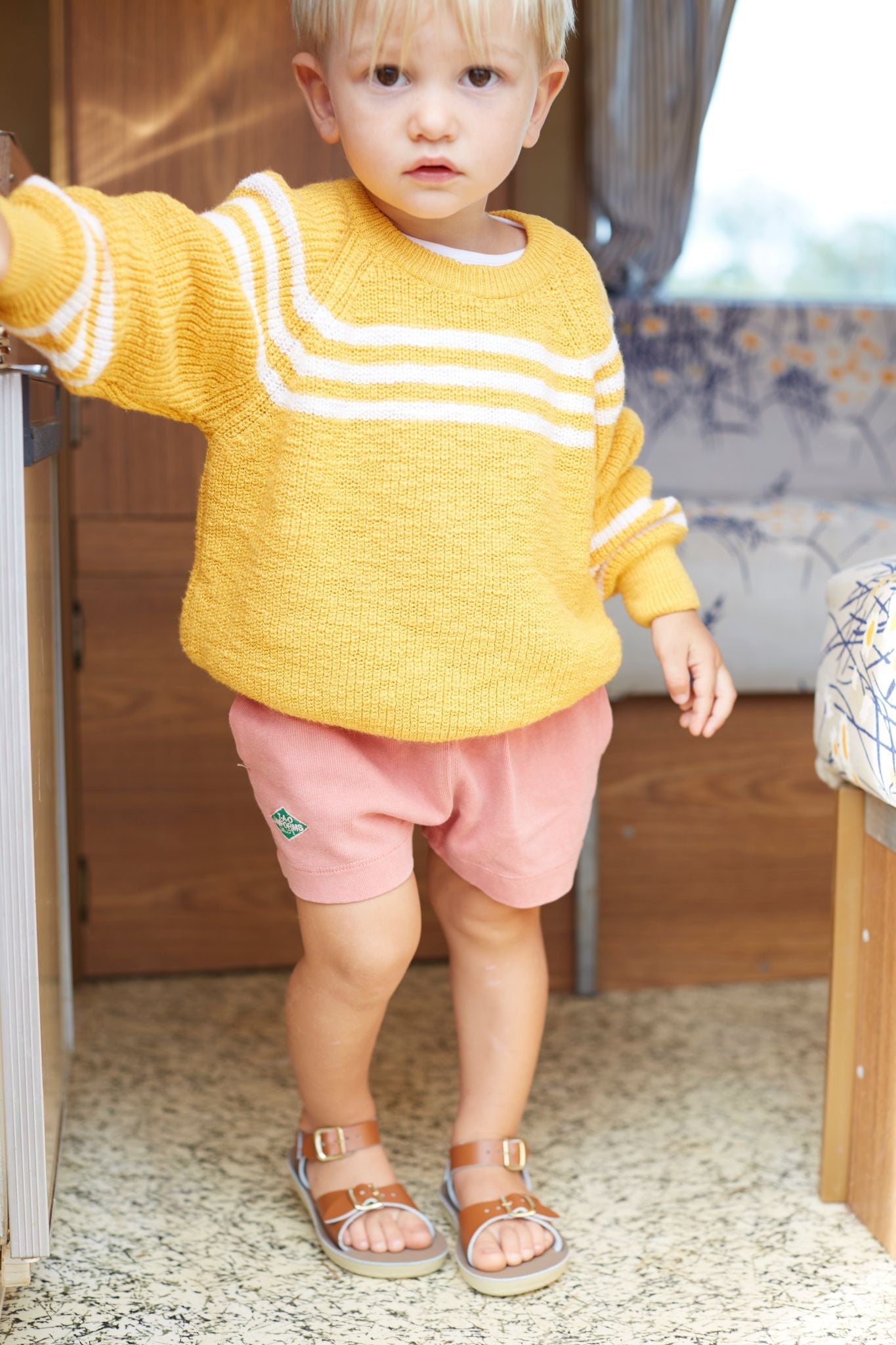 Salt-Water Kids Sandals | Surfer Sun San | Tan