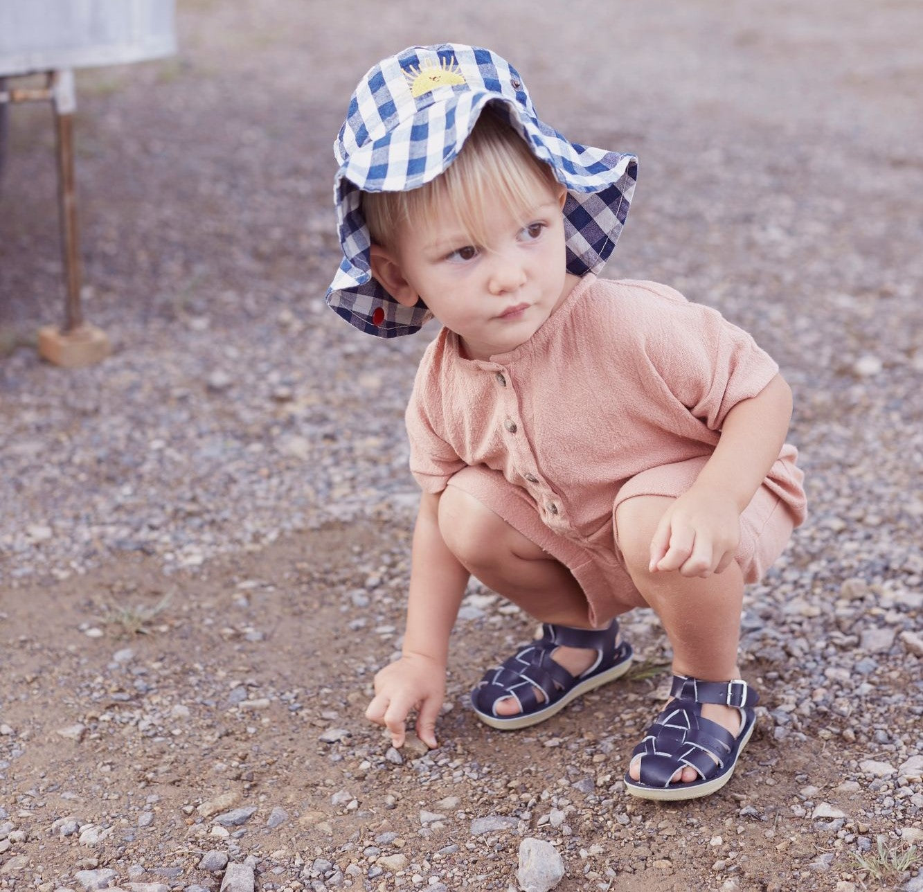 Salt-Water Kids Sandals | Fisherman Sun San | Navy