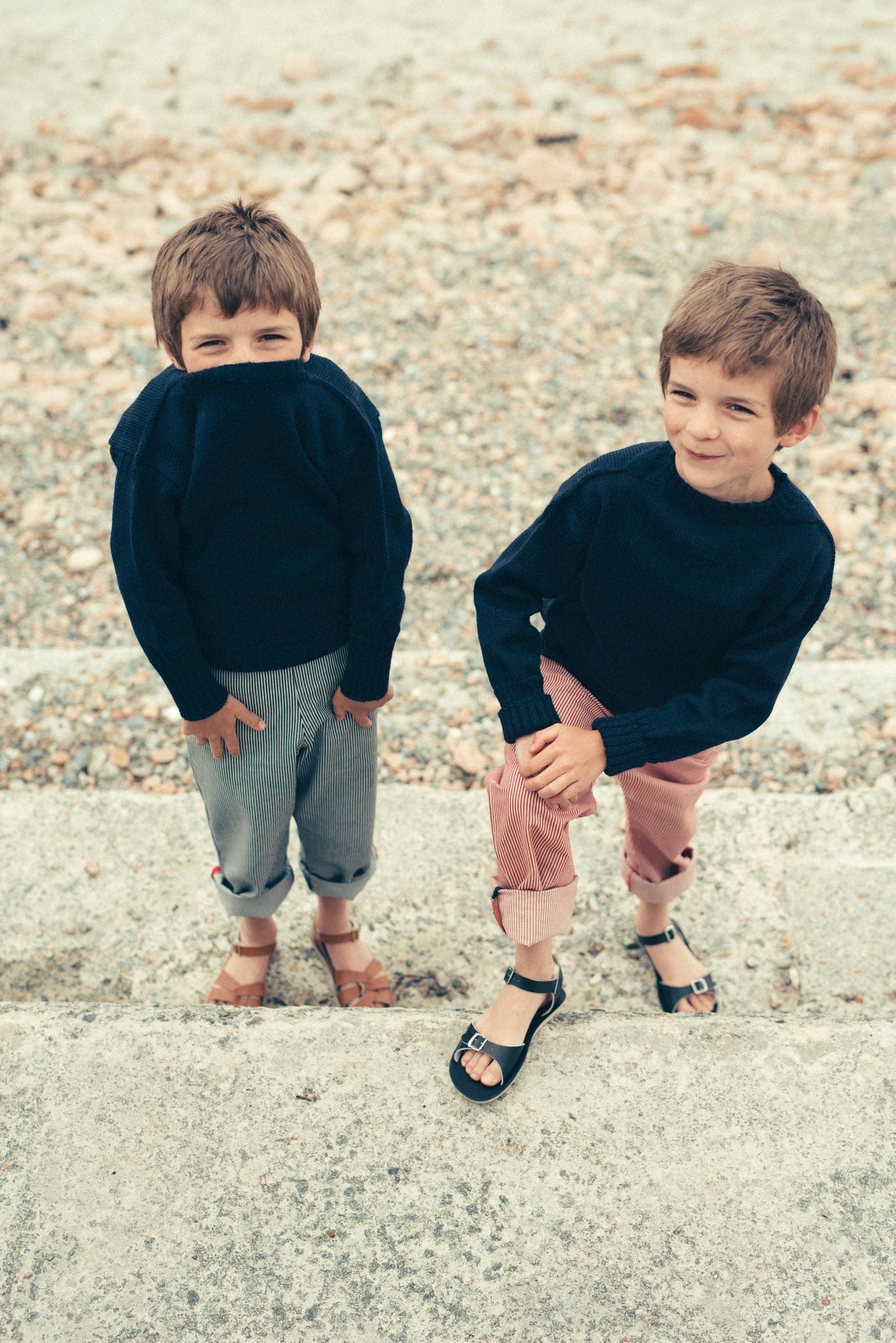 Salt-Water Kids Sandals | Surfer Sun San | Navy
