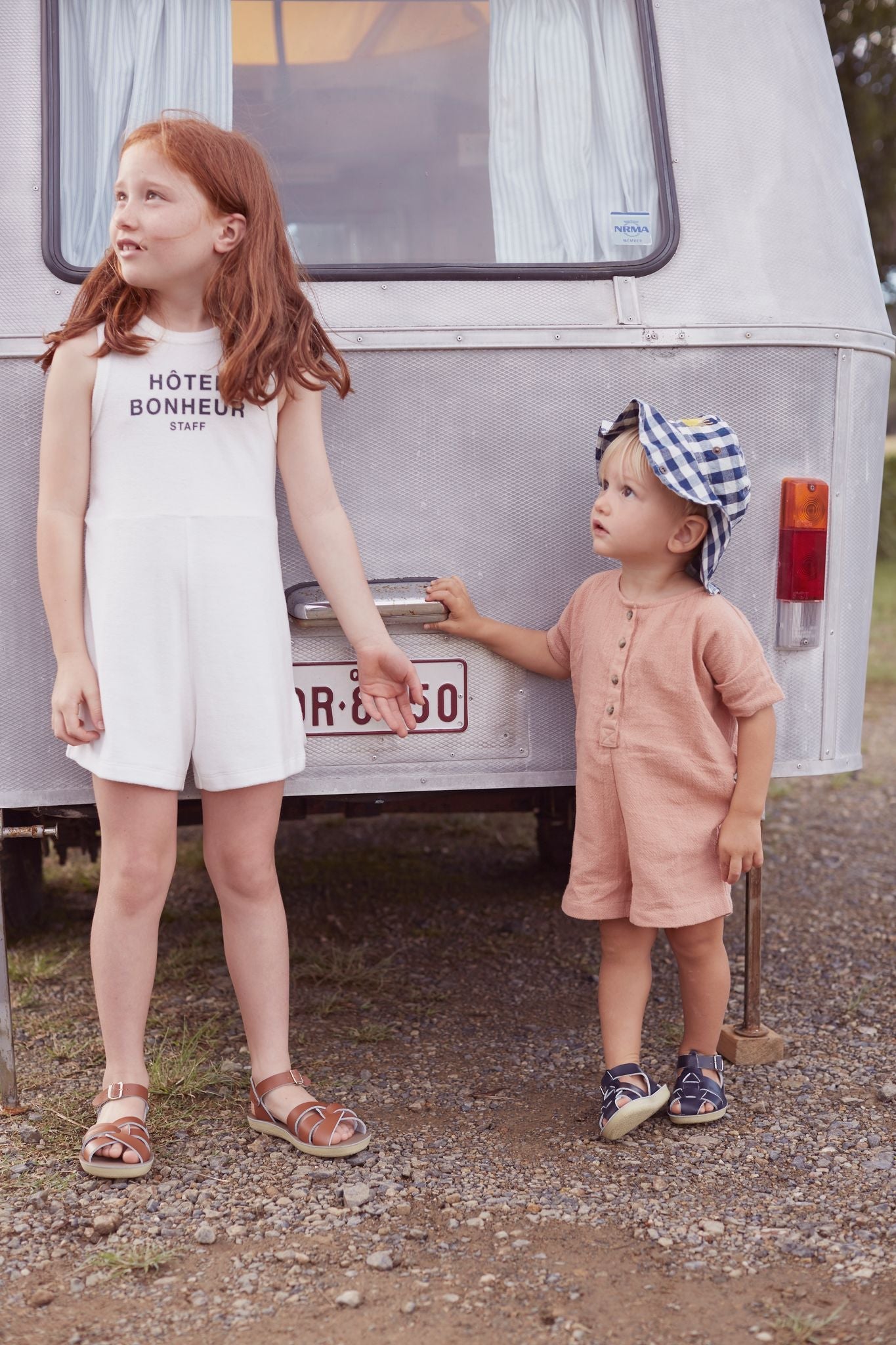 Salt-Water Kids Sandals | Swimmer Sun San | Tan