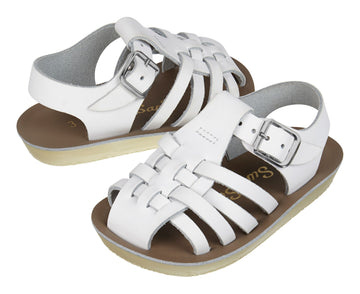 Salt-Water Kids Sandals | Sailor Sun San | White