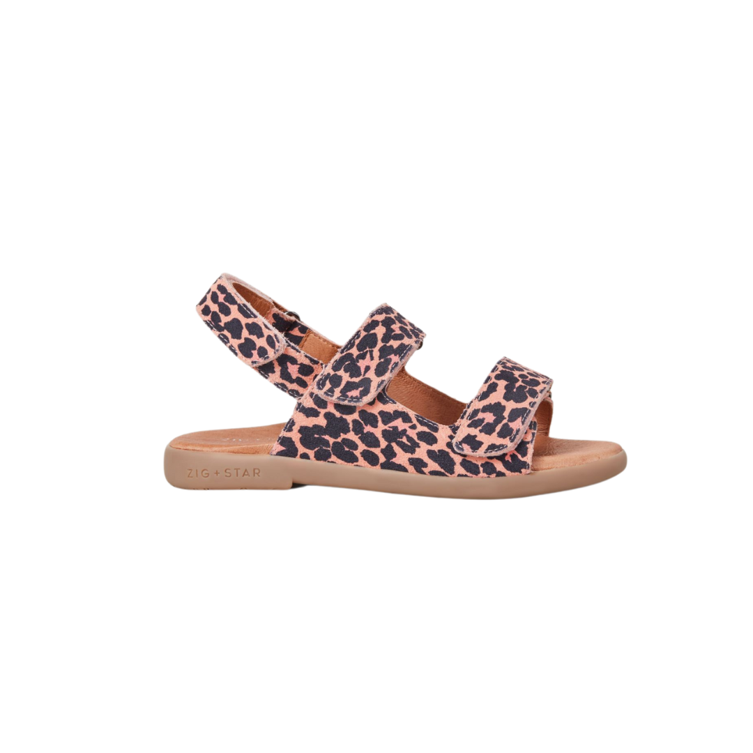 Zig and Star Sandals | Junior Solar | Pink Animal